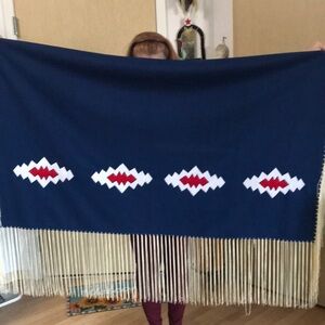 Native American tassel Shawl